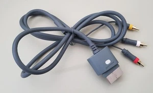 Genuine Microsoft Xbox 360 AV Cable Composite RCA OEM Preowned - Picture 1 of 3