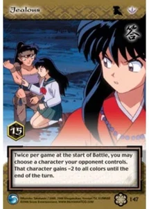 Juego de cartas coleccionables InuYasha celoso (lámina) - Saisei #147 - Imagen 1 de 2