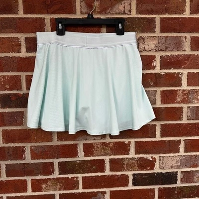 Nike Aqua Blue Tennis Skirt Built in Shorts Pleated Dri Fit Women L - Image 1 of 4
