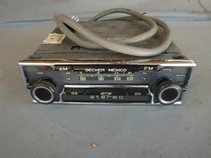 MERCEDES BECKER MEXICO CASSETTE STEREO RADIO 485  W116 W123 W114 W115 - Picture 1 of 6
