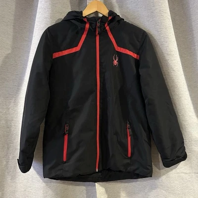 Spyder Boys Jacket Youth Size Large Red Kids Ski Snowboard Winter Coat - Image 1 of 4