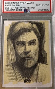 2023 Star Wars Topps 1/1 Obi-Wan Kenobi Sketch Card Andrew Fry PSA Authenticated - Bild 1 von 2