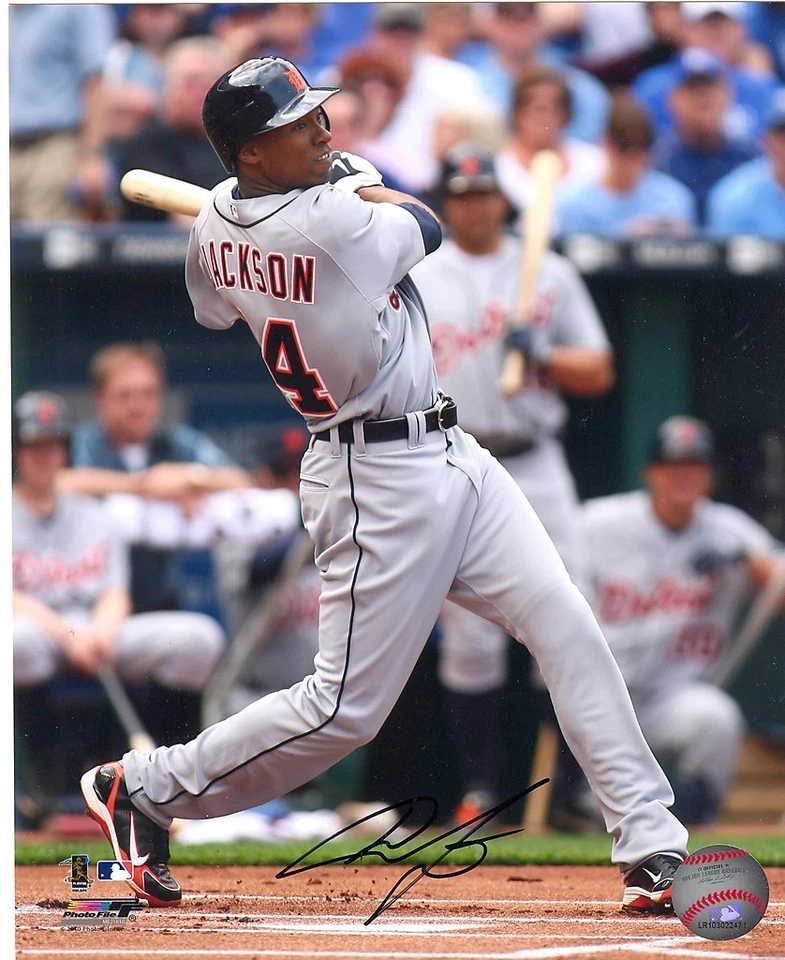 AUSTIN JACKSON DETROIT TIGERS SIGNED PHOTO w/ COA — 第 1/1 张图片