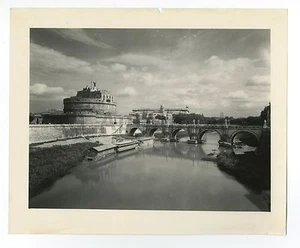 Castel Sant'Angelo - Vintage Publication Photograph - Rome, Italy - Picture 1 of 2