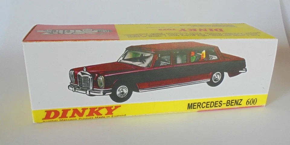 DINKY TOYS Repro Box Dinky Nr.128 Mercedes Benz 600 Pullmann