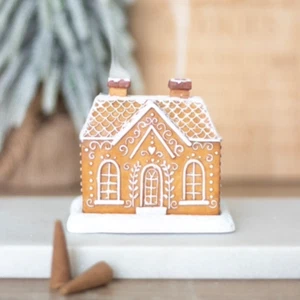 Gingerbread House Incense Cone Burner - Picture 1 of 5