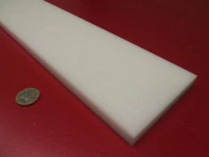 Delrin Acetal Bar 1/2" (.500") Thick x 4.00" Wide x 48" Long White - Picture 1 of 10
