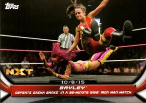 Topps WWE Divas Revolution 2016 mejores partidos #8 Bayley derrota a Sasha Banks - Imagen 1 de 2