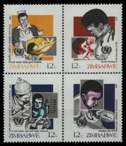 Zimbabue 1987 - Mi-Nr. 356-359 ** - Estampillada sin montar o nunca montada - niños - Imagen 1 de 1