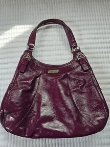 COACH Purple Madison Maggie Tote Bag - Picture 1 of 7