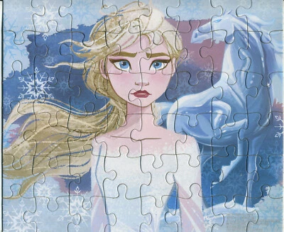 FROZEN 2 ELSA & NOKK 48 PIECE JIGSAW PUZZLE; 9" x 10"  - Image 1 of 3