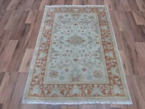 Oriental Rug Handmade Traditional Oushak Wool Rug – Soft Muted Tones, 3X5 ft - Picture 1 of 9