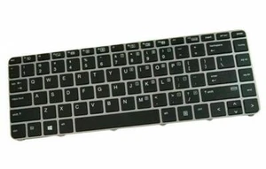 New Backlit Keyboard for HP EliteBook 840 G3 840 G4 745 G3  Laptops - No Pointer - Picture 1 of 3