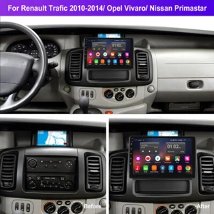 Für Opel Vivaro A Renault Trafic 2010-2014 Android Autoradio BT GPS Navi 2+64GB - Bild 1 von 17