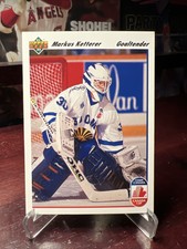 1991-92 Upper Deck Hockey MARKUS KETTERER Finland RC 23