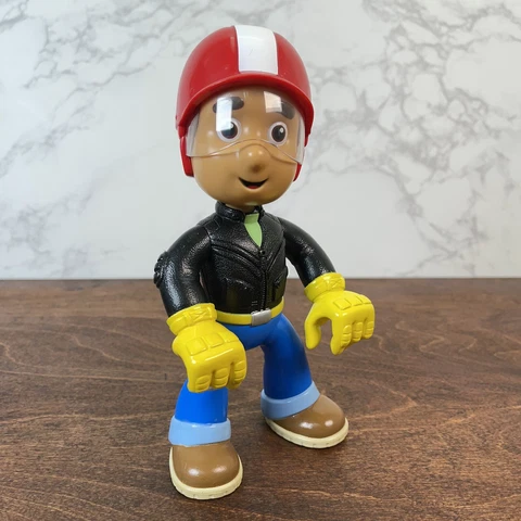 Mattel Handy Manny Figure Motorcycle Helmet 2008 Cover