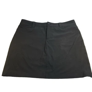 Falda corta Eddie Bauer talla 12 negra aventura 2.0 rendimiento elástica golf pickleball - Imagen 1 de 16