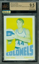 1972-73 TOPPS LOA # 230 DAN ISSEL HOF PROOF BGS 9.5 MAC SOLO FINEST $2,000 CARD