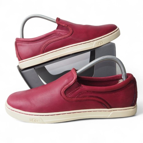 UGG Fierce Sneakers Slip on in Pelle Rosso 1015459 Donna 9