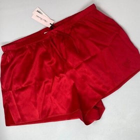 Agent Provocateur Arlette Red Silk Shorts UK10 Medium NWT $135