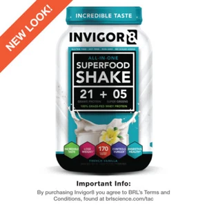 INVIGOR8 - Superfood Shake - French Vanilla - OFFICIAL LISTING - Picture 1 of 10