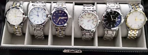 Set 6 NEW QUALITY Men's Watches CLOSEOUT OVERSTOCK DEAL Men Watch Lot IPHONE H - Picture 1 of 3