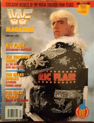 WWF Magazine February 1992     Ric Flair      - Image 1 of 4