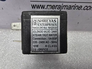 Shreyas Enterprises Magnetventil - 2 Wege Dampf/Heißwasser Magnetspule 220-240V - Bild 1 von 7