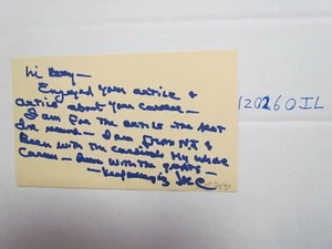 Joe Cunningham Signed Postcard 2 - Picture 1 of 2