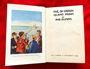 ENID BLYTON FAMOUS FIVE ON KIRRIN ISLAND AGAIN 1ST FIRST EDITION 1/1 1947 RARE - Picture 1 of 5