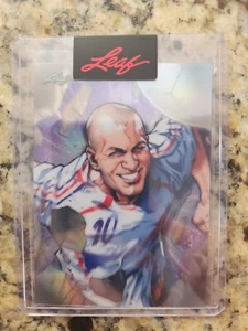 Zinedine Zidane 2023 Leaf Anime Nation Metal Card SP Soccer Shion Minabe /117 - Picture 1 of 6