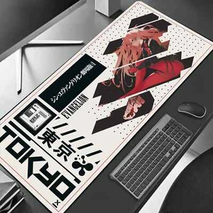 XXL Anime Mouse Pad 90x40cm 3mm – Asuka, Furina, Gura – Gaming Desk Mat - Photo 1/13