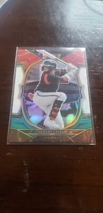 2023 Panini Select Concourse SAMUEL ZAVALA Tri-Color Prizm San Diego Padres 🔥📈