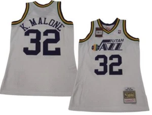 NEW 1991-92 Karl Malone #32 Utah Jazz Mens Mitchell & Ness Swingman Jersey $130 - Picture 1 of 8