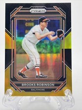2023 Panini Prizm Black Gold Prizm #258 Brooks Robinson #’d /5 Baltimore Orioles