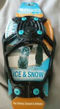 New Due North S M Everyday Ice Traction Aids Ice Snow Walking Over Shoes Black