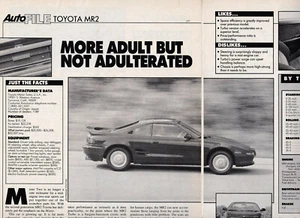 Toyota MR2 Turbo 1991, artículo detallado de prueba en carretera de la revista American Car - Imagen 1 de 1