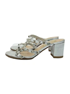 Sandali donna in pelle VALENTINO taglia 36,5 colore argento - Foto 1 di 9