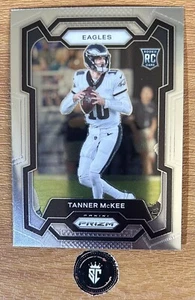 Tanner McKee 2023 Panini Prizm Football Rookie Base #383 Philadelphia Eagles - Picture 1 of 2