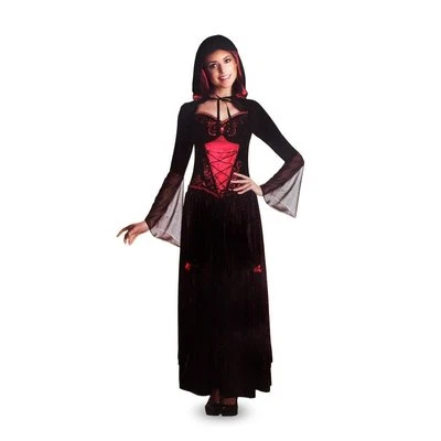 Vestido con Capucha Hechicera Malvada Sudadera con Capucha Disfraz de Halloween Morgan Le Fay Mujeres M 6-8 Foto 1 de 2