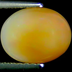 Piedra preciosa de ópalo cabujón etíope natural de 1,40 quilates corte ovalado multicolor - Imagen 1 de 2