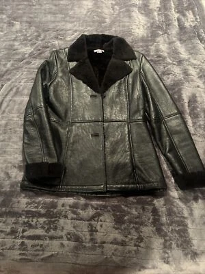 BLAZER VINCE CUERO Y PIEL DE OVEJA TALLA MEDIANA Foto 1 de 4