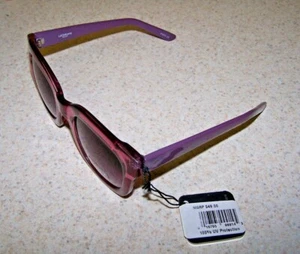 LIZ CLAIBORNE Sunglasses #81873 - PURPL FRAME GRAY LENSES PRPL EARPC 100%UV NWT! - Picture 1 of 5