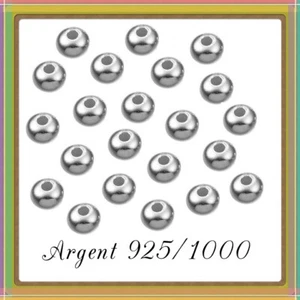 Perles soucoupes lisses 3x2mm trou 0,9mm, en Argent 925/1000. Réf: PLSOUC3 - Imagen 1 de 1