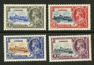 Cyprus 1935 Scott # 136-139 Mint Hinged Set - Picture 1 of 2