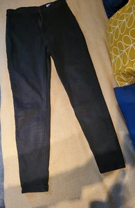 M&S Marks & Spencer Black Super Skinny Jeans Size 12 UK/EUR 40  - Picture 1 of 8
