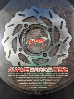Rear RHK Brake Disc Rotor Fits Suzuki RM85 2019 2020 2021 2022 - Image 1 of 2