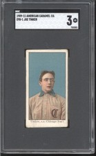 1909-11 E90-1 American Caramel JOE TINKER SGC 3 Chicago Cubs HOF