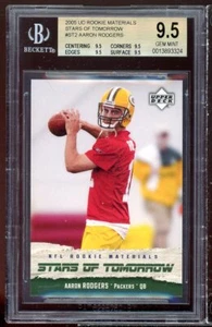 Aaron Rodgers Rookie 2005 UD Rookie Materials Stars of Tomorrow #ST2 BGS 9.5 - Picture 1 of 2