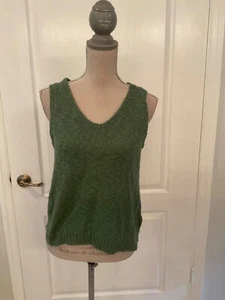 J.Crew Green Cotton Tank Top Sleeveless Size M ~ NWT - Picture 1 of 6